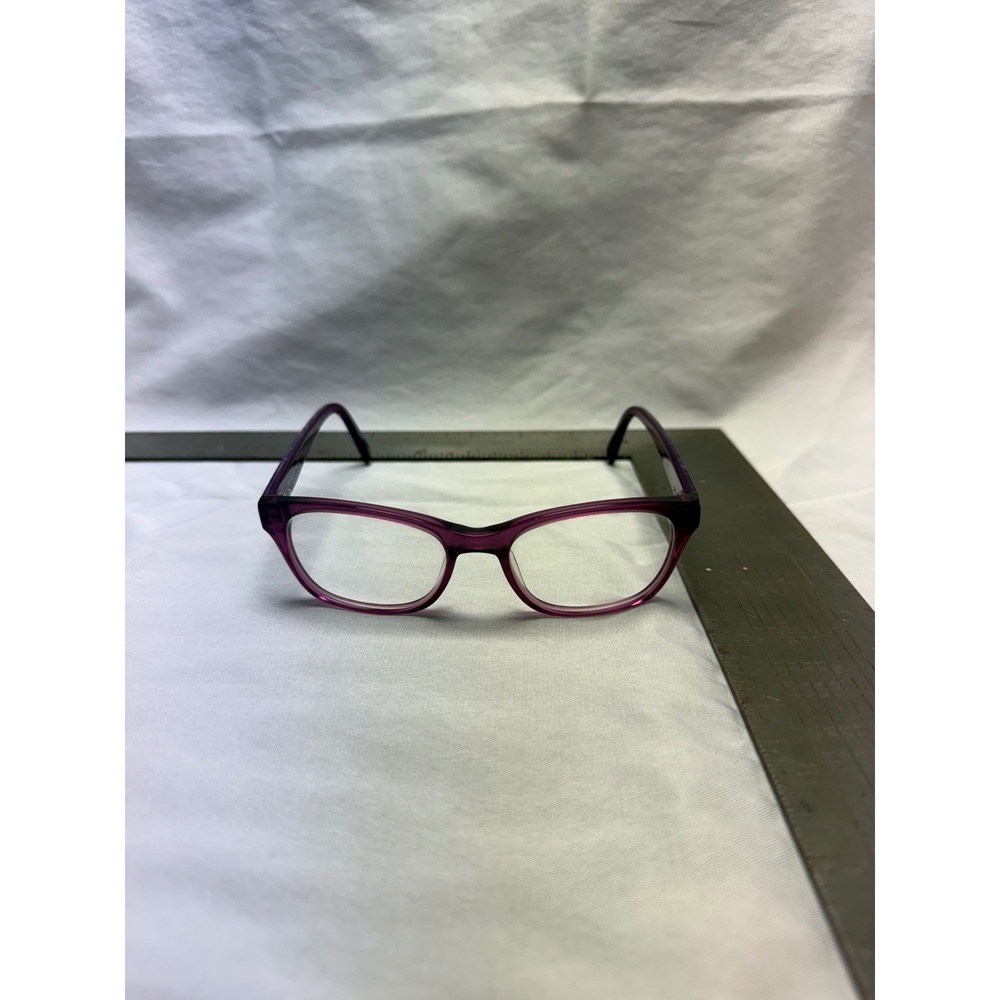 Helium Paris Eyeglasses Womens 50mm  Excellent‎ Cat Eye Purple Leopard 4242